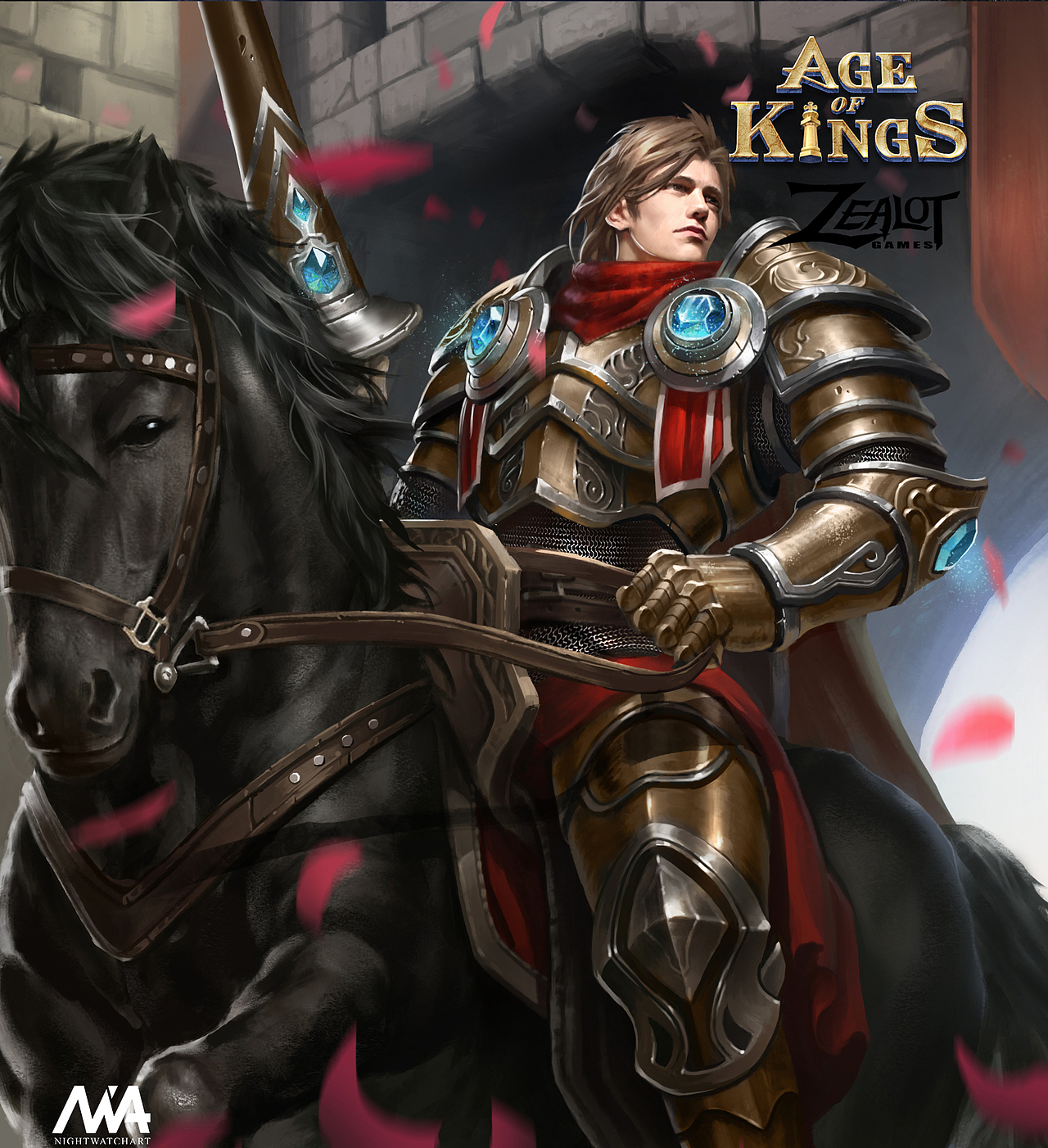 NWA原创 |《王权争霸（Age of Kings）》人物卡牌插画（图ZNzc0Njg3MDQ=） - 商业插画 - 站酷设计师QueenStudios原创素材 - 站酷ZCOOL