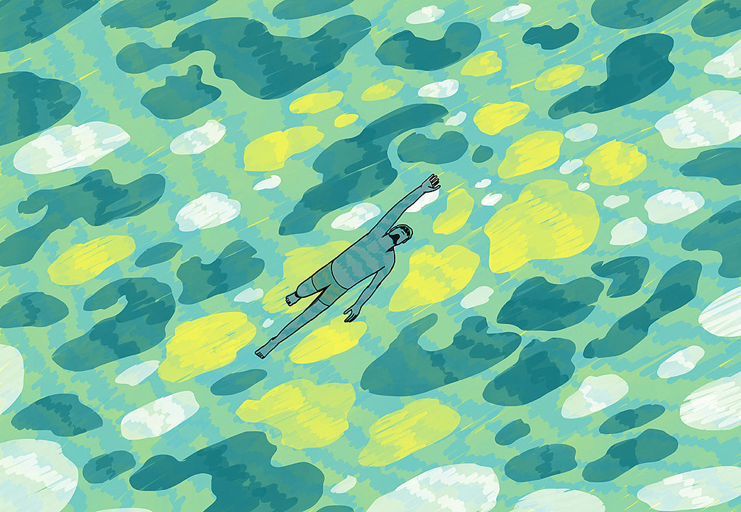 天突然暗了下来,接着从橡树顶上哗哗的流水浇到他背上,好像打开了水龙头一样。