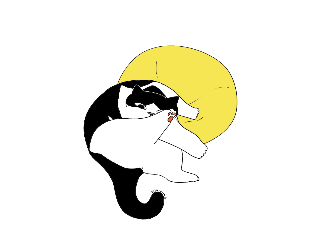 猫咪日常|每日一画第二十一弹