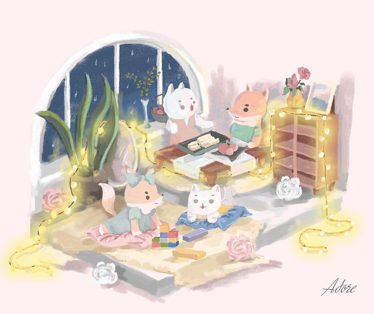 我要练习到画面完整~！大神太多了~！（图ZMTE4OTgyNTY4） - 儿童插画 - 站酷设计师adoretb原创素材 - 站酷ZCOOL