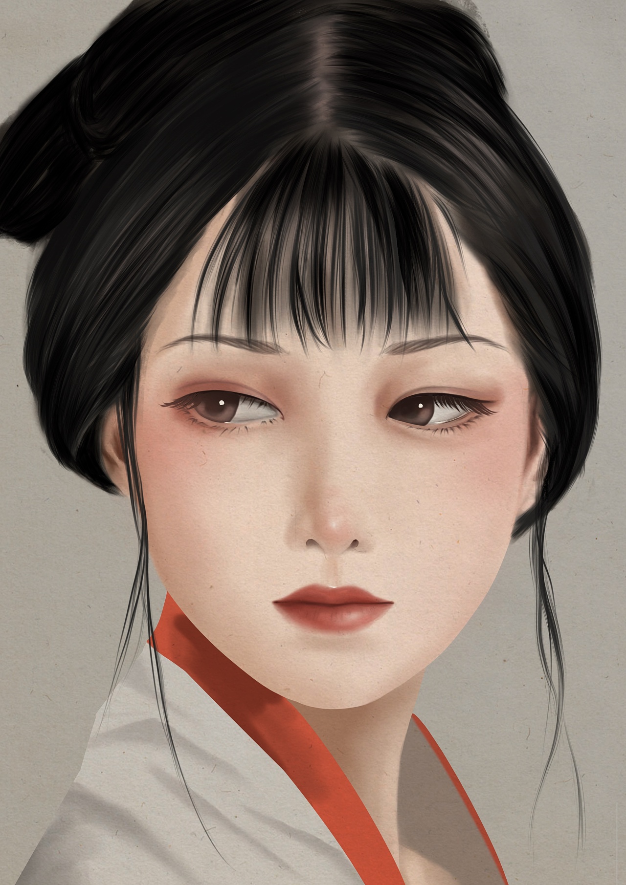 汉服女子插画