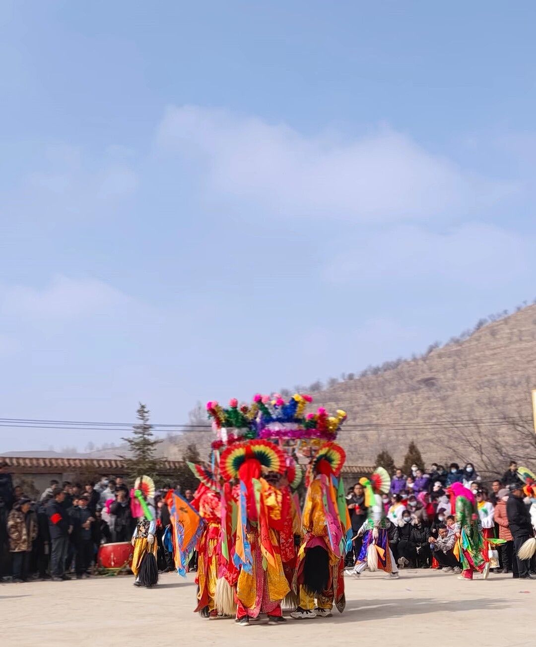 2024年民和县马营镇二社火队留影