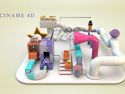 C4D（个人主页-ZMzE5MzEyMDA=） - 其他三维 - 站酷设计师Aricyemmm原创素材 - 站酷ZCOOL