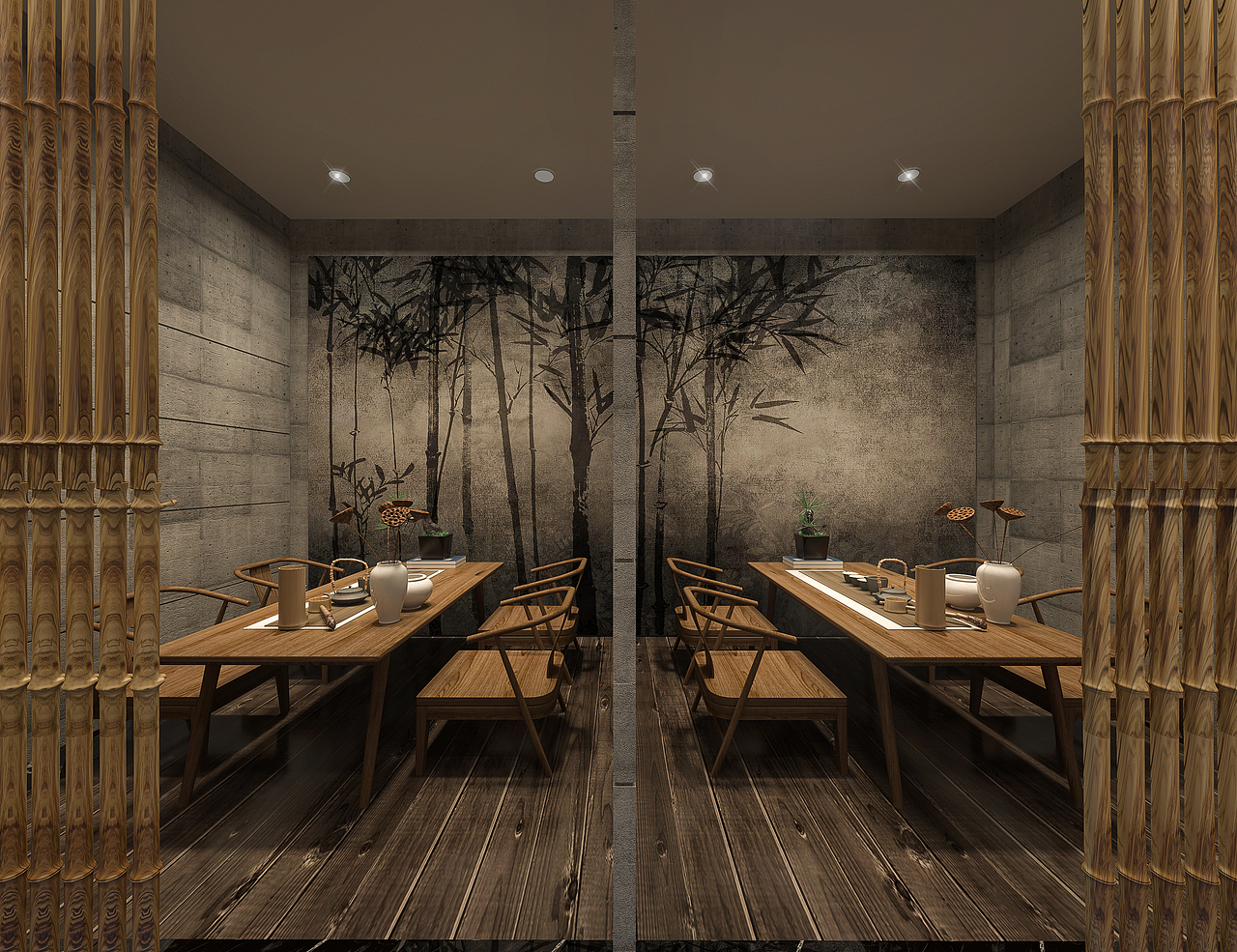 茶文化|空间|家装设计|小羊了呀_原创作品-站酷(zcool)