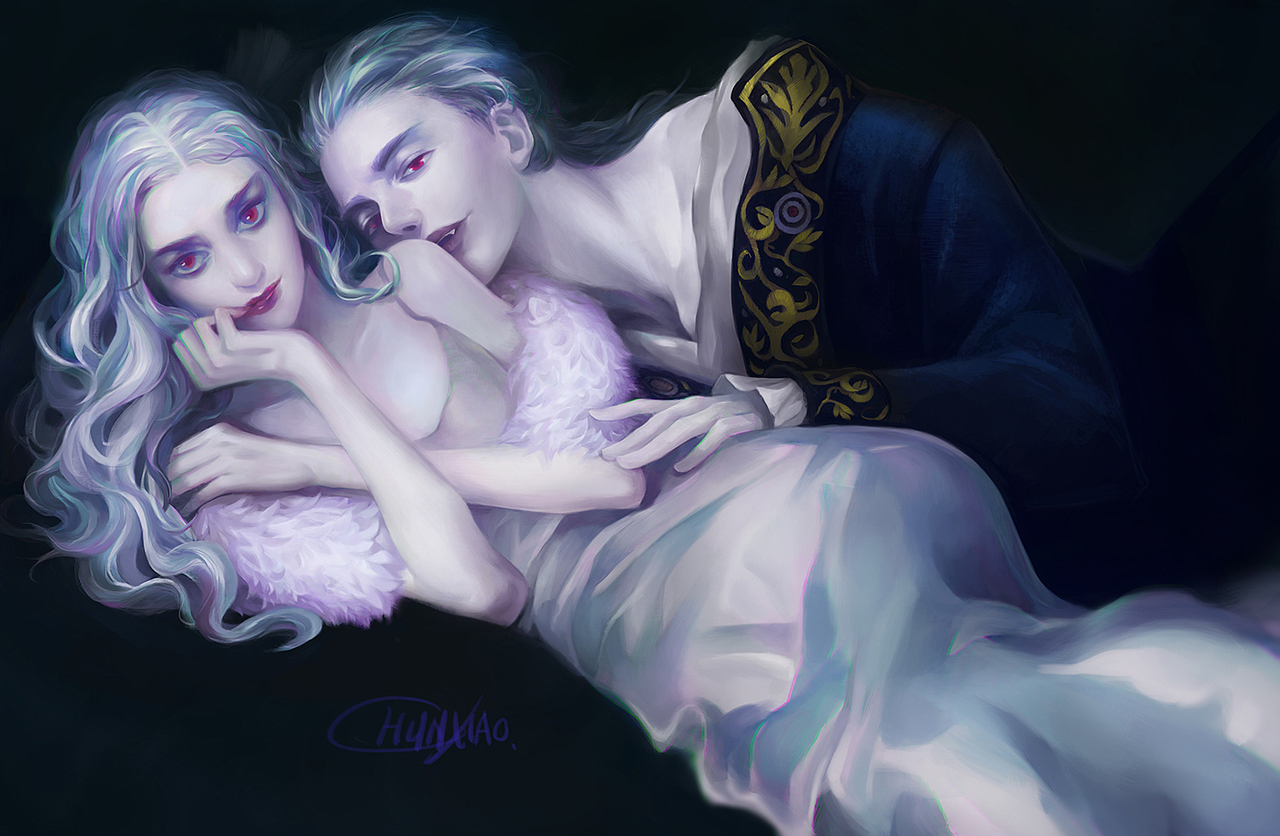 Vampire Night《吸血鬼之夜》（图ZMzY1NDc2NzY=） - 概念设定 - 站酷设计师chunxiao_春晓原创素材 - 站酷ZCOOL