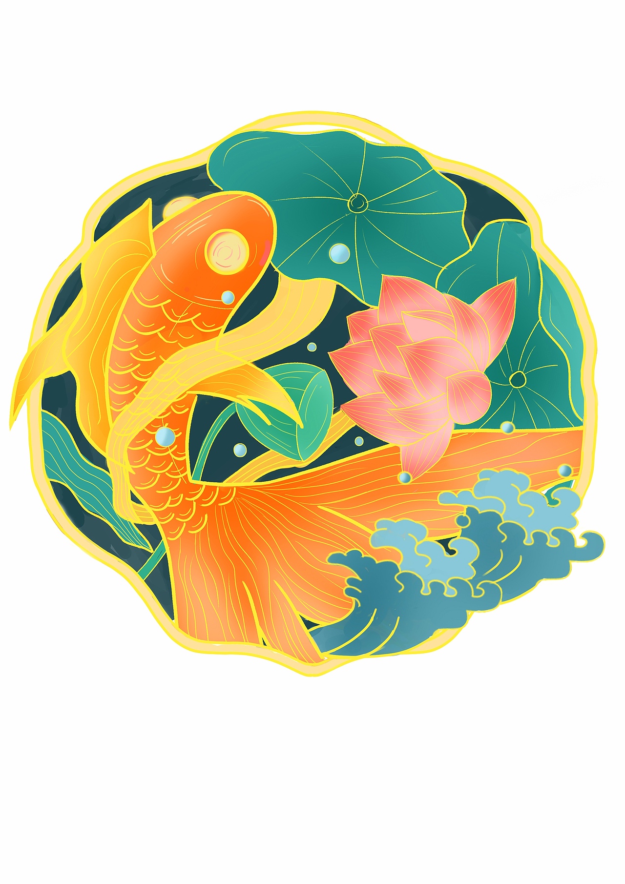 国潮（图ZMjU2MzQ1NzUy） - 新锐潮流插画 - 站酷设计师是47吖原创素材 - 站酷ZCOOL