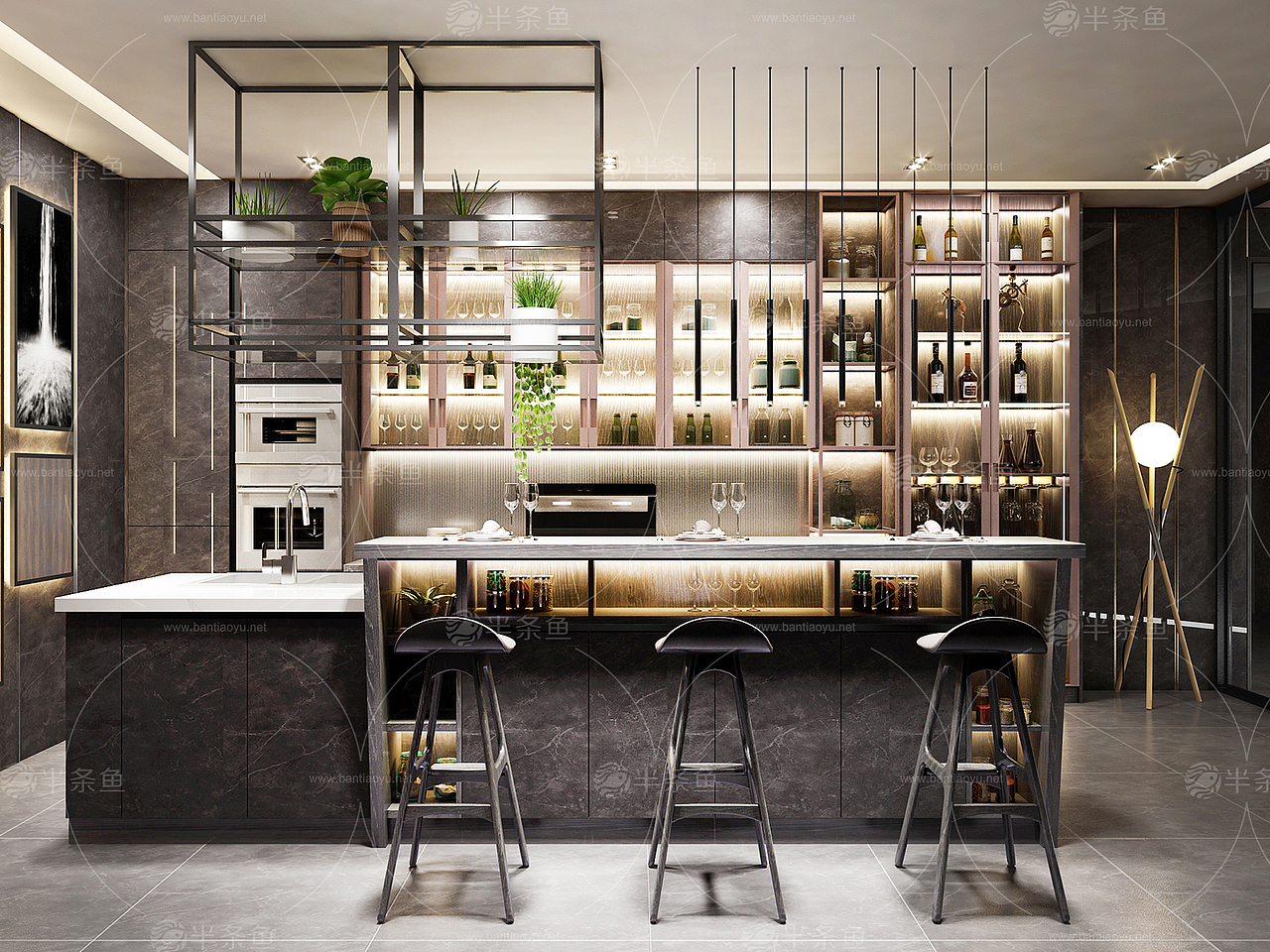 【效果图表现】案例赏析（图ZMjQxNTM0NzU2） - 家装设计 - 站酷设计师小鱼儿的大眼睛原创素材 - 站酷ZCOOL