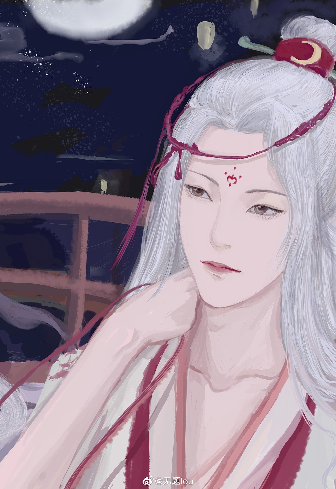 《演影》缘起月老一根线，缘落孟婆半碗汤。（图ZMjY2Njk1MjE2） - 创作习作 - 站酷设计师凌辰LH原创素材 - 站酷ZCOOL