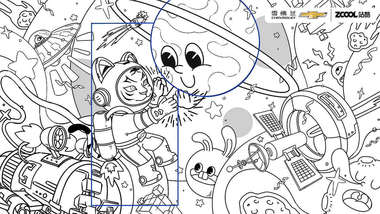 雪佛兰-无尽探索者（图ZMzA3MDAyNDM2） - 商业插画 - 站酷设计师由然工作室原创素材 - 站酷ZCOOL