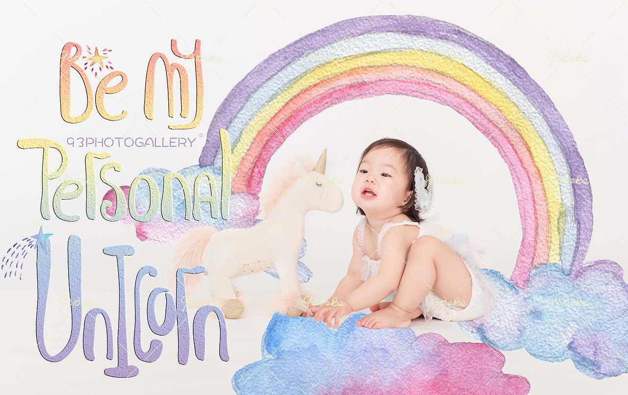 九三影社儿童摄影新主题设计 :rainbow:「彩虹de甜心」1f984