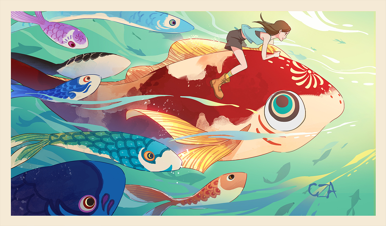 新春贺图（图ZMTk0MDMyNzU2） - 儿童插画 - 站酷设计师小陈打不起精神了原创素材 - 站酷ZCOOL