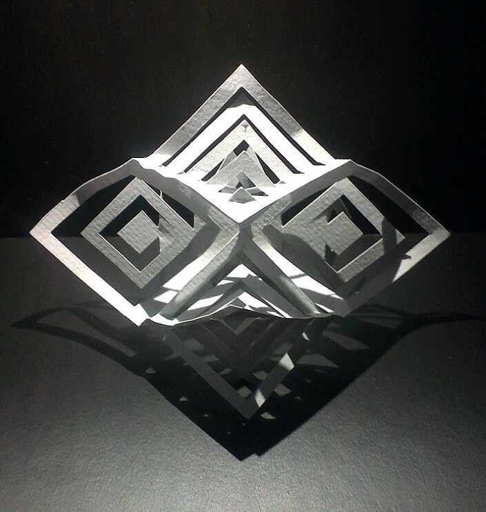 立体构成--剪纸