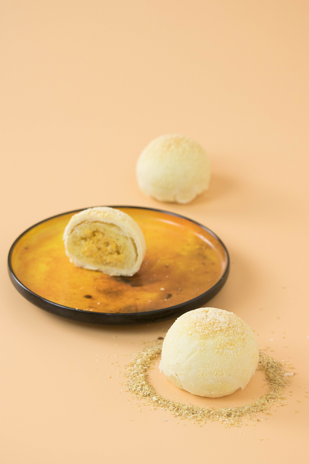 蛋黄酥创意拍摄