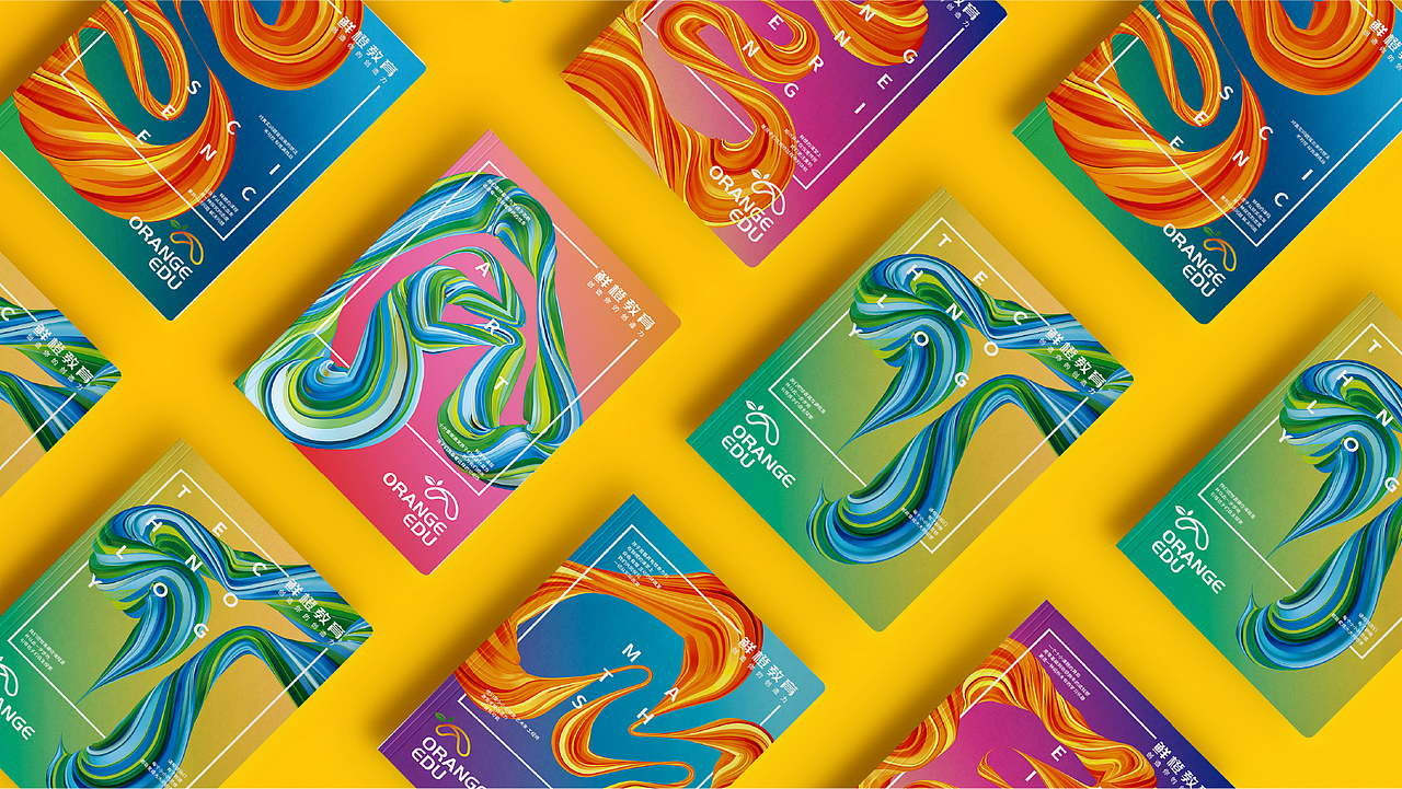 鲜橙教育 Orange Edu 品牌建设（图ZMTk4MDgzOTM2） - 品牌 - 站酷设计师奇门设计KEYMEN原创素材 - 站酷ZCOOL