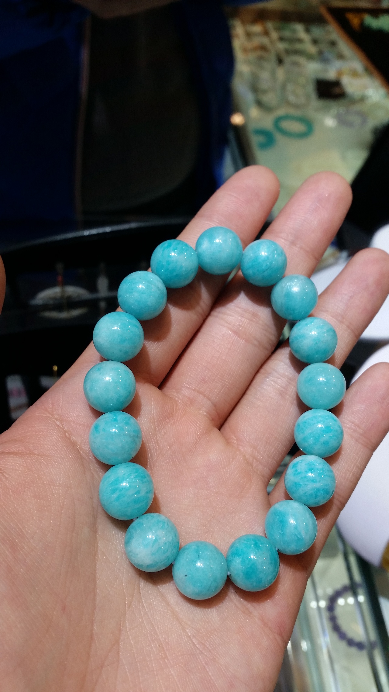 《莫桑比克 天河石》 - 手机拍