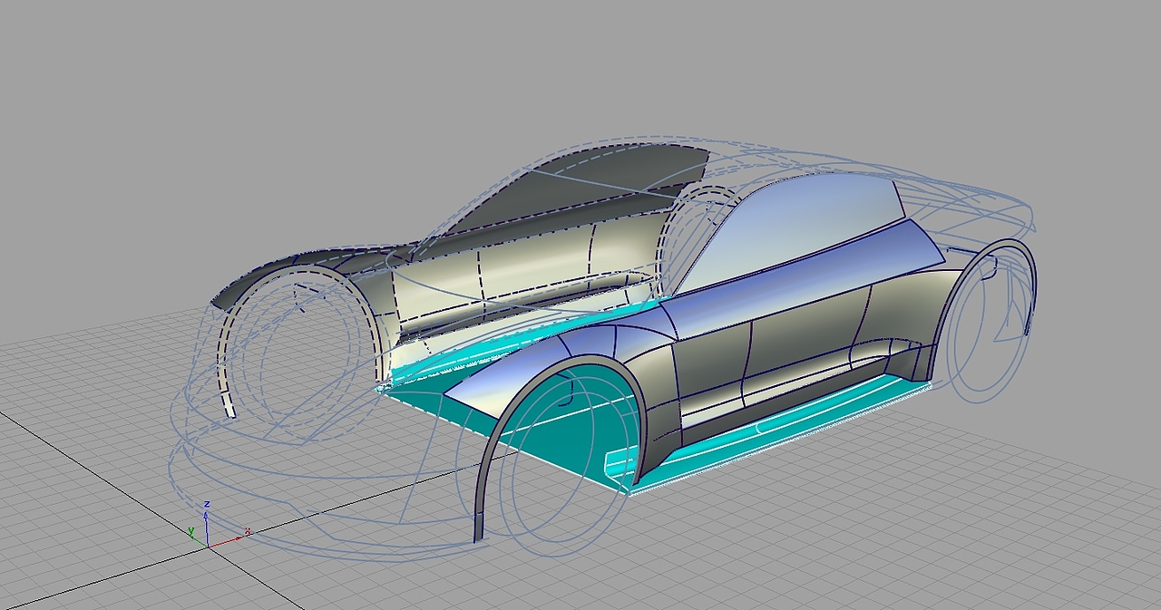 Porsche-Mission-E纯效果图Alias建模教程（图ZOTM3OTYwODg=） - 机械/交通 - 站酷设计师Adleyou原创素材 - 站酷ZCOOL