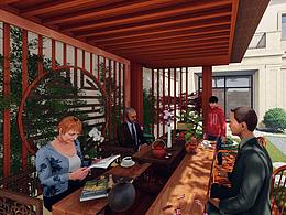 济南玺园新中式庭院设计