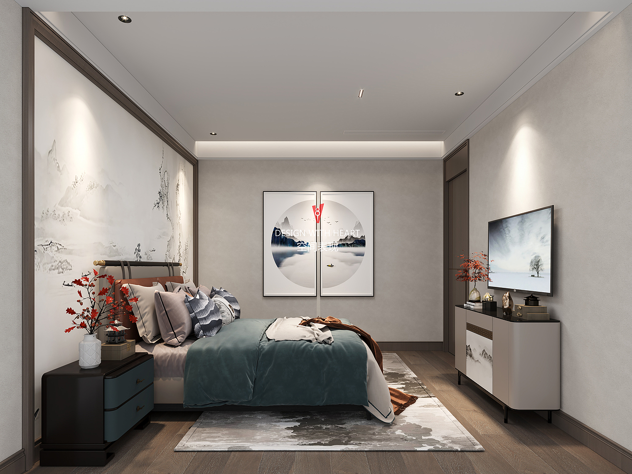 V8空间表现 |中式住宅楼