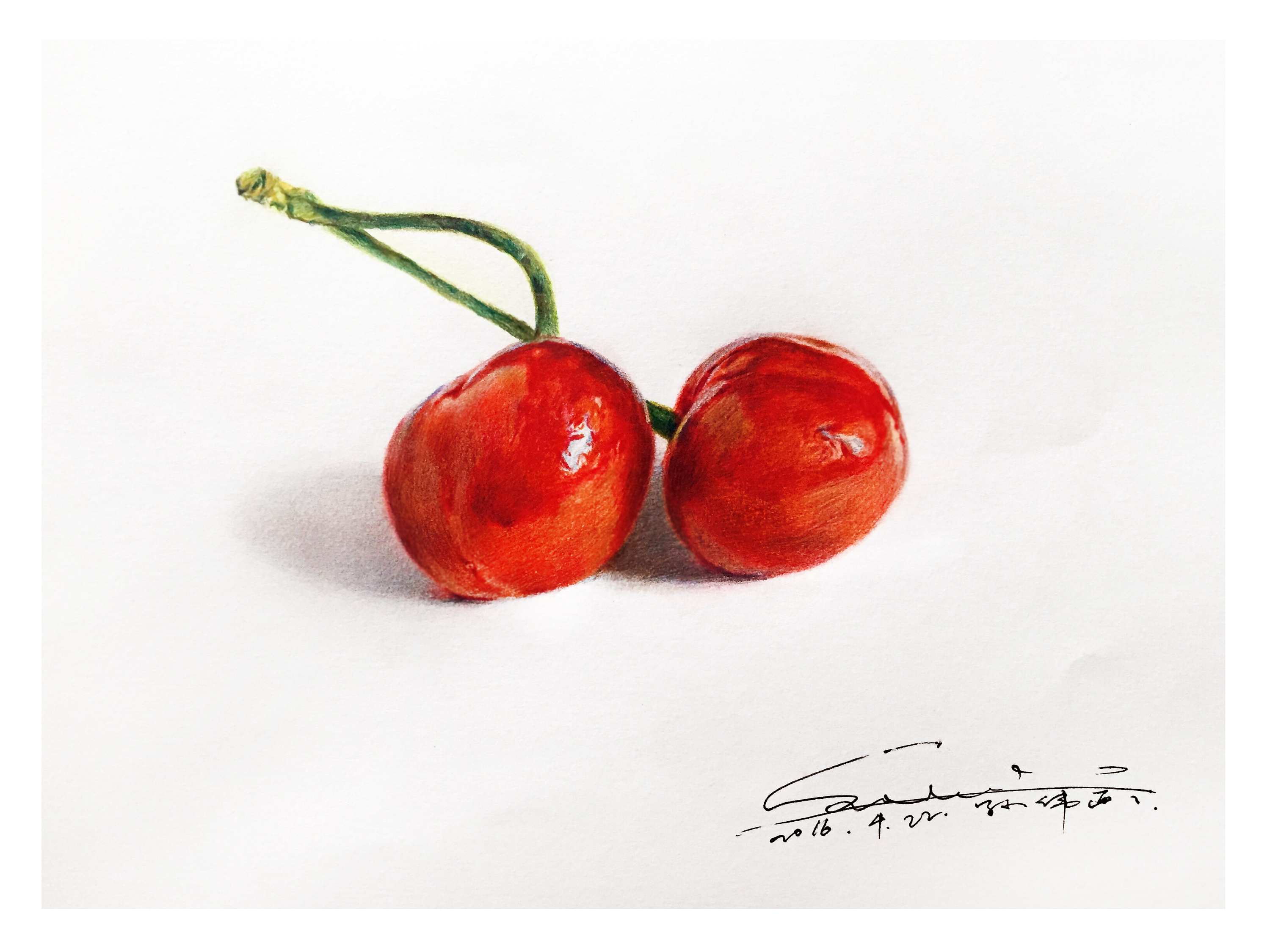 子小伟彩铅作品都是今年画的练习还有高清步骤图感谢大家的支持