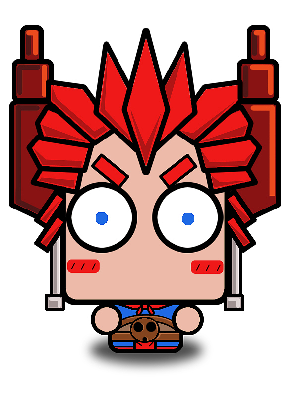 方小圆卡通人物