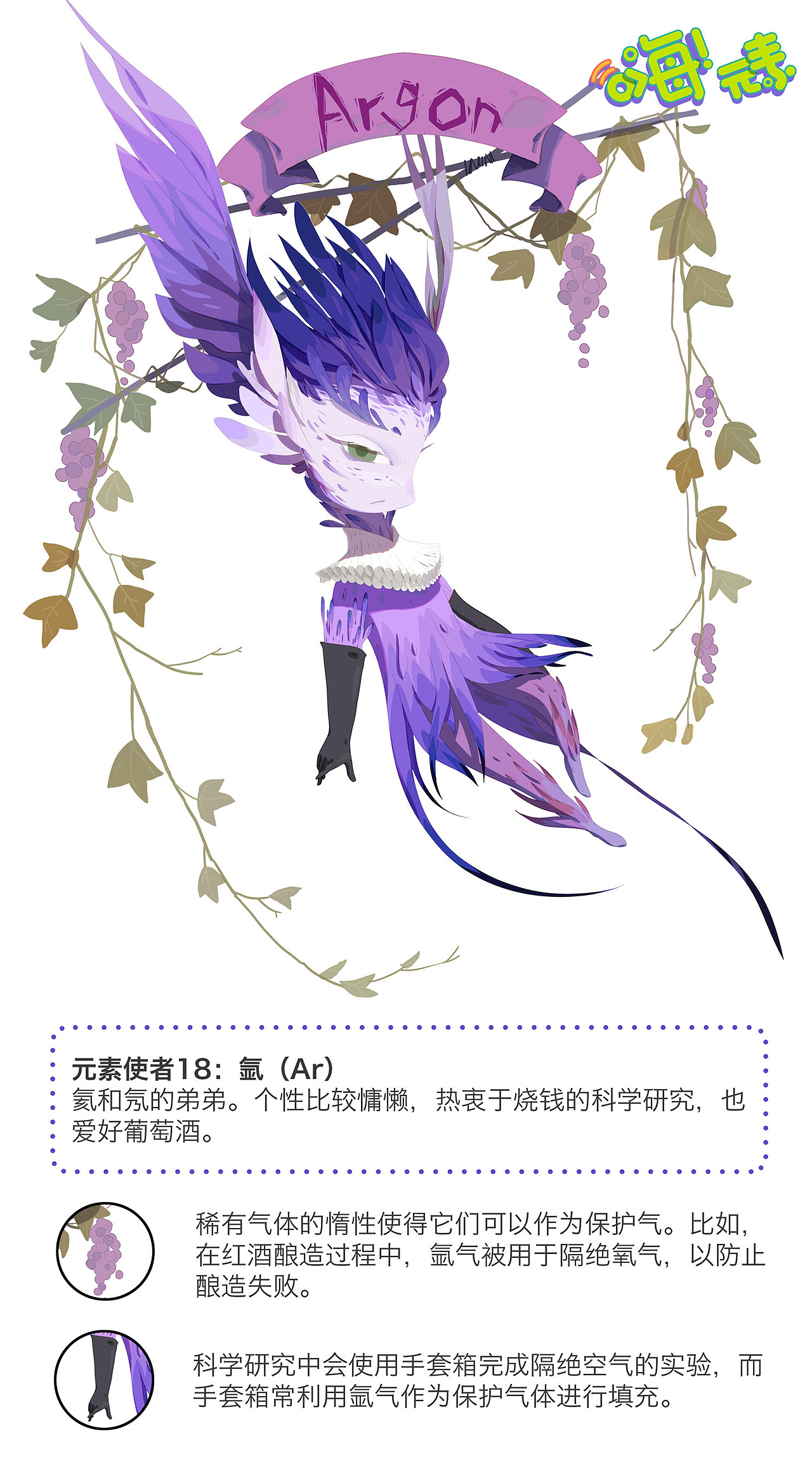 嗨!元素漫画人设