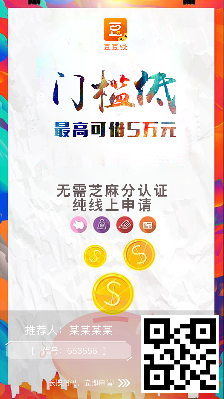 信用卡、贷款海报