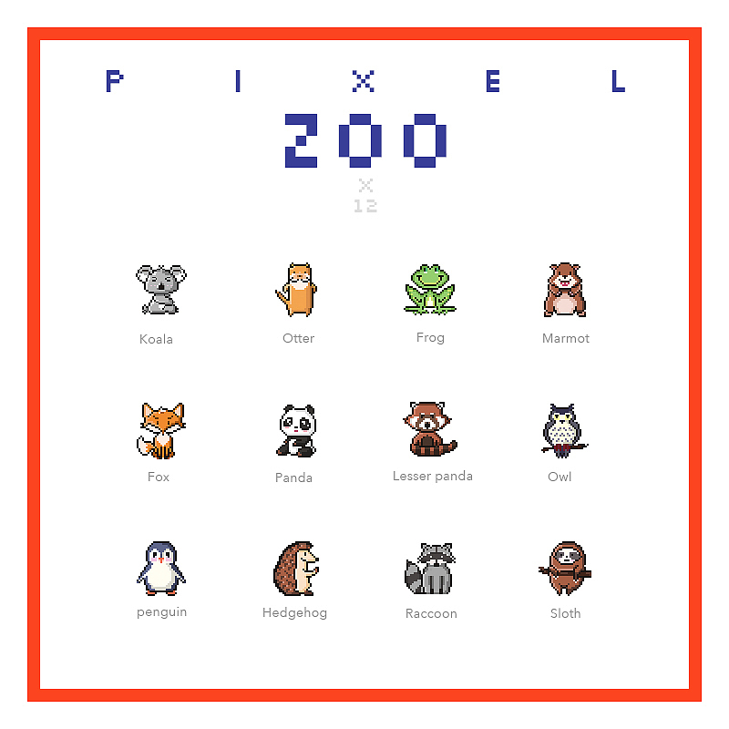 pixel 像素动物园