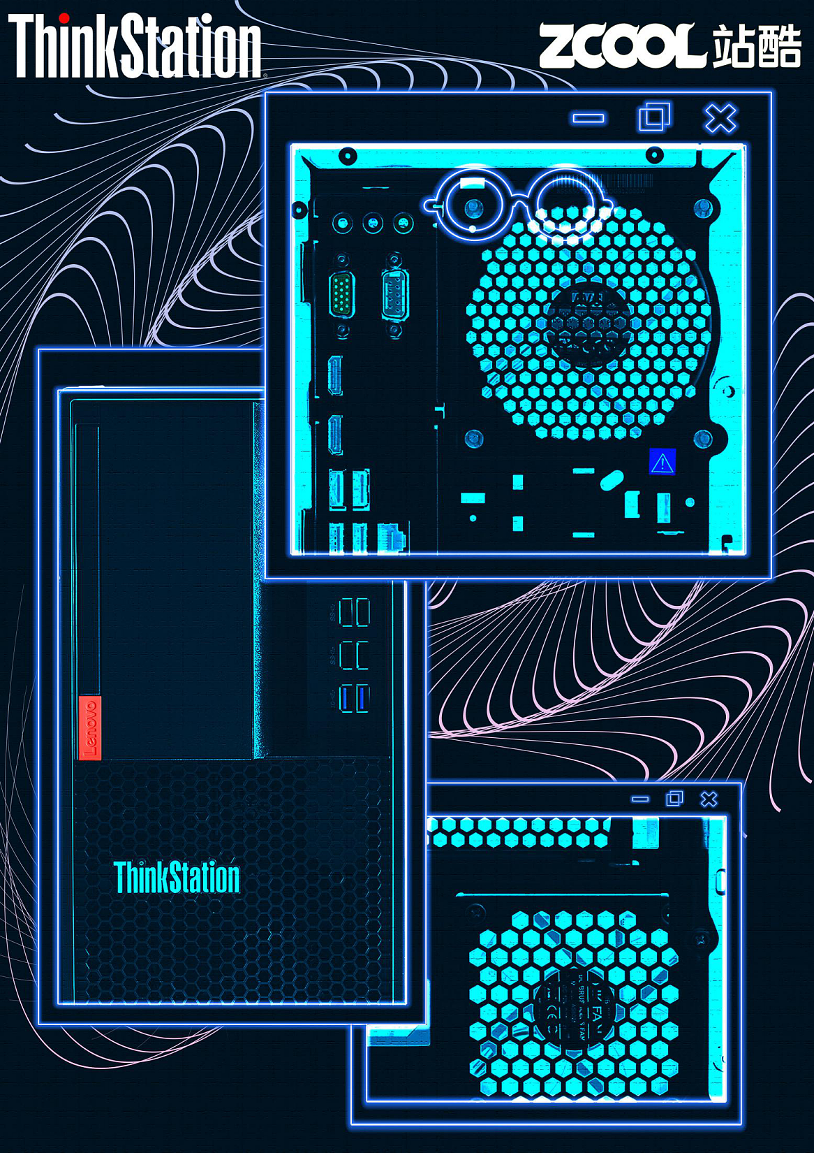 结构|平面|海报|南门迎夏_原创作品-站酷zcool