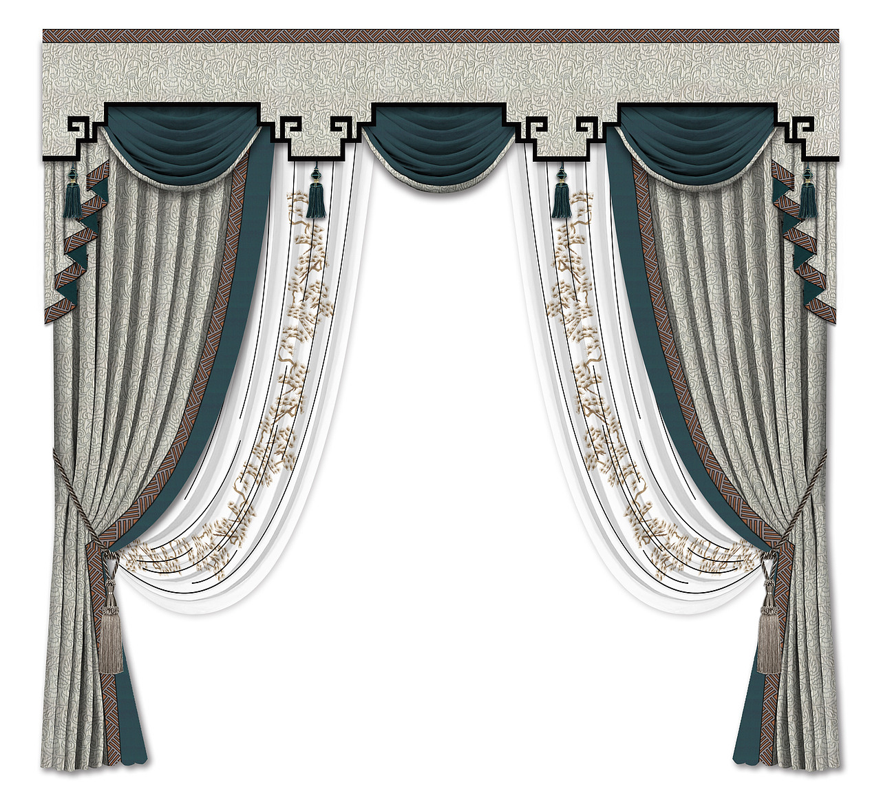 窗帘.软装册子 | 经典中式、禅意中式、海派中式