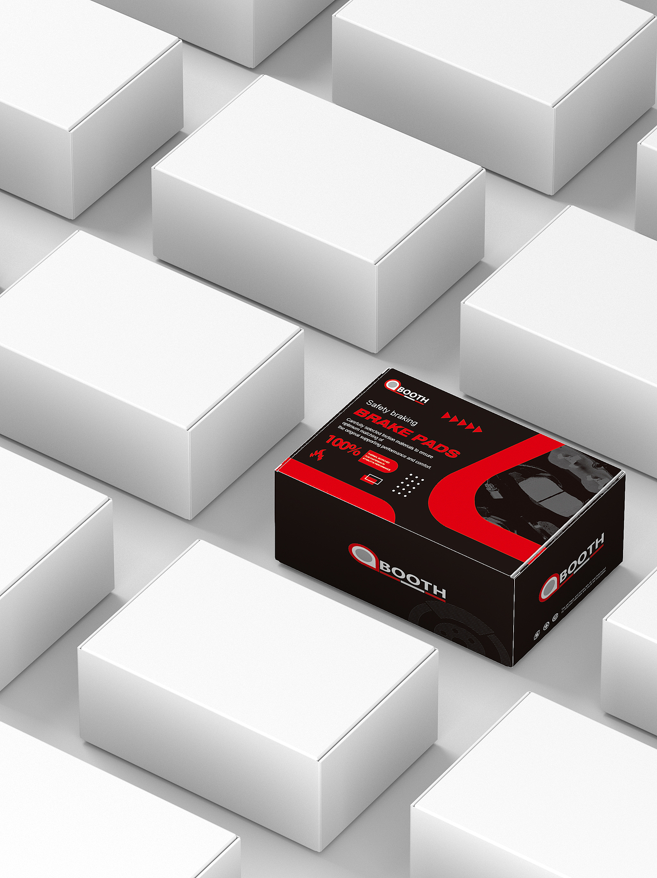 BOOTH刹车片包装设计（图ZMzQ3NDM3ODYw） - 包装 - 站酷设计师韩洪章一墨资设计原创素材 - 站酷ZCOOL