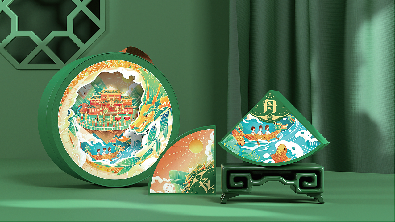 端午节包装礼盒设计丨礼品丨森宿®（图ZMjk1NjA3MDQ0） - 包装 - 站酷设计师东吴智联品牌策划原创素材 - 站酷ZCOOL