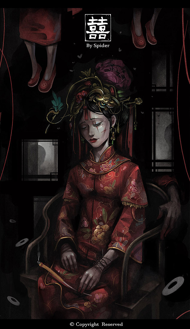 红白（图ZMjc2MjQ0NTg4） - 商业插画 - 站酷设计师一蜘大蛛原创素材 - 站酷ZCOOL