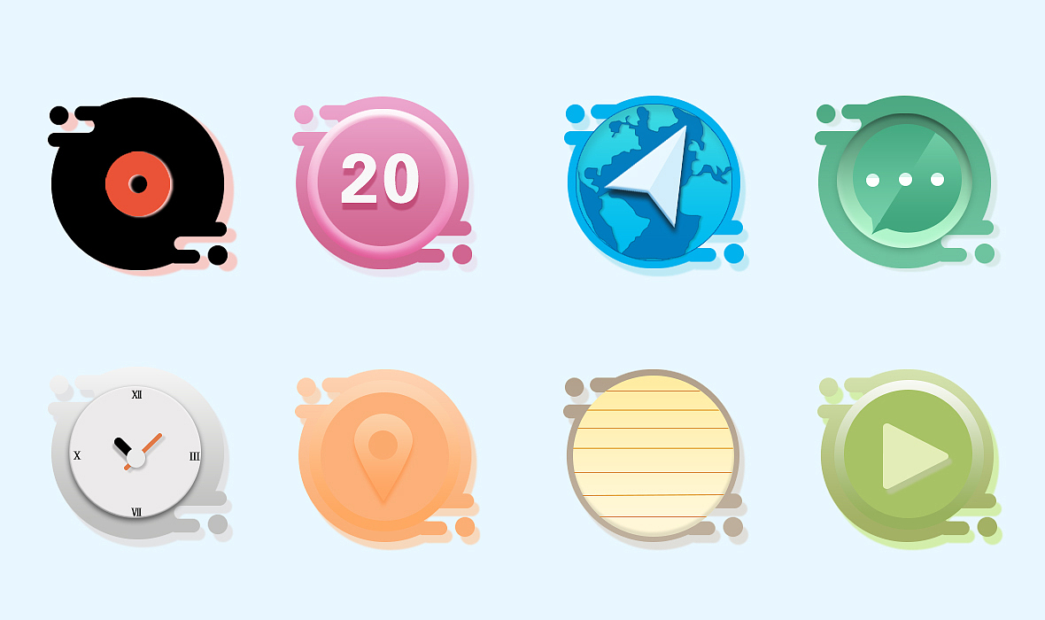 手機圖標（圖ZMTg4Mjg5NzA0） - 圖標 - 站酷設(shè)計師愛芒果的醬原創(chuàng)素材 - 站酷ZCOOL