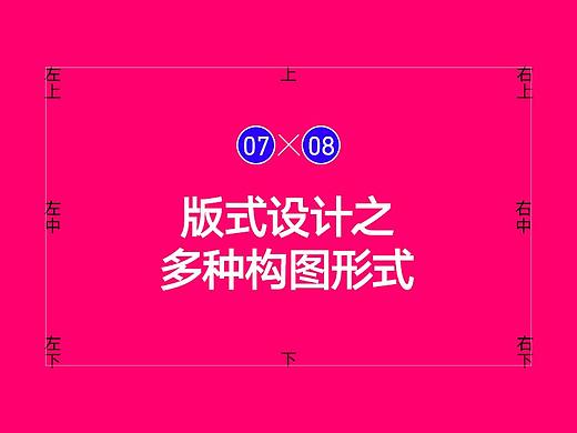 版式设计之多种构图形式（07-08）