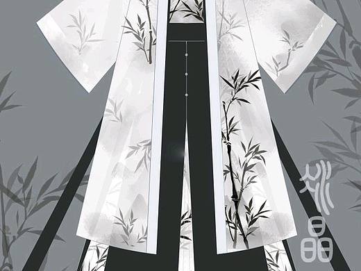汉服设计*宋制水墨风夏季汉服