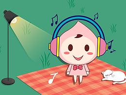 桃小妹日常2-微信表情包设计