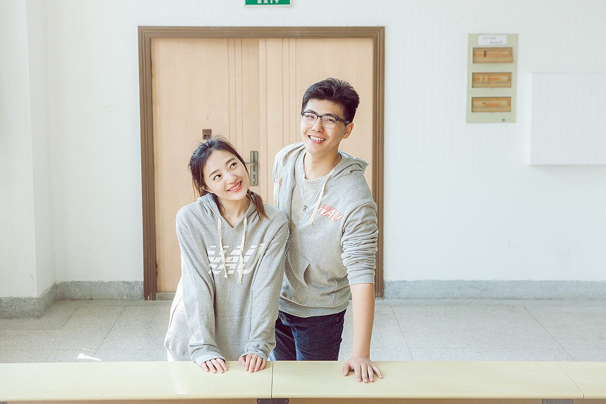 校园文化衫宣传照