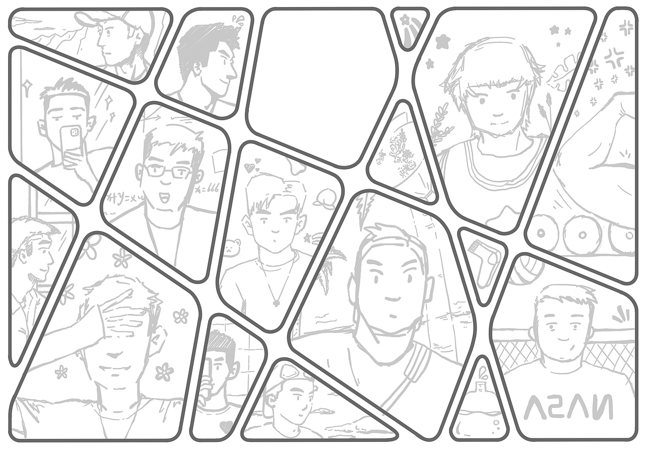 給自己的iPad畫個(gè)壁紙。（圖ZMjU1MzI2OTg4） - 創(chuàng)作習(xí)作 - 站酷設(shè)計(jì)師徐磊哈哈原創(chuàng)素材 - 站酷ZCOOL