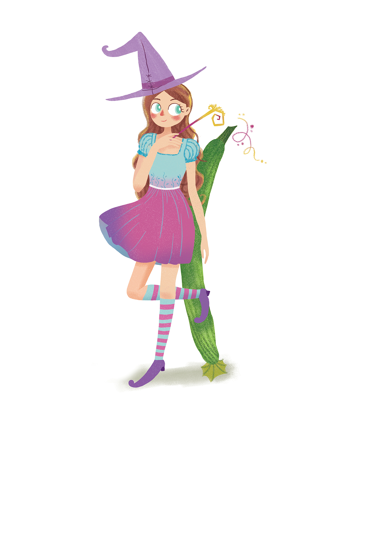 魔法女巫系列插画（图ZOTEyNzc1MDA=） - 商业插画 - 站酷设计师LuuuuTing原创素材 - 站酷ZCOOL