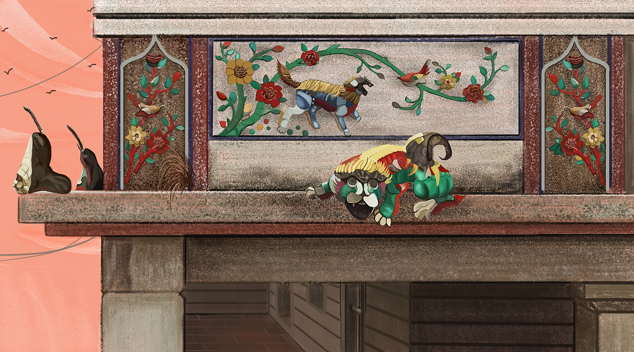 滴水兽篇|插画|创作习作|增玲 - 原创作品 - 站酷 (zcool)