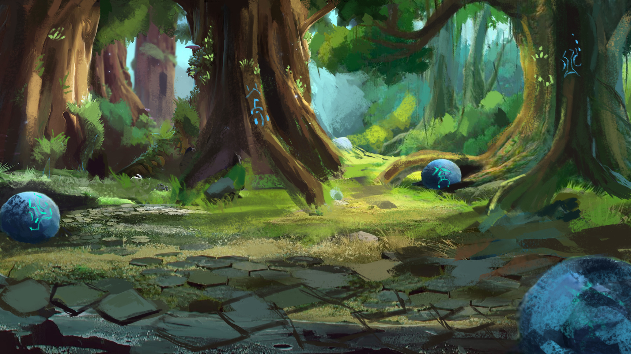 场景概念气氛图练习