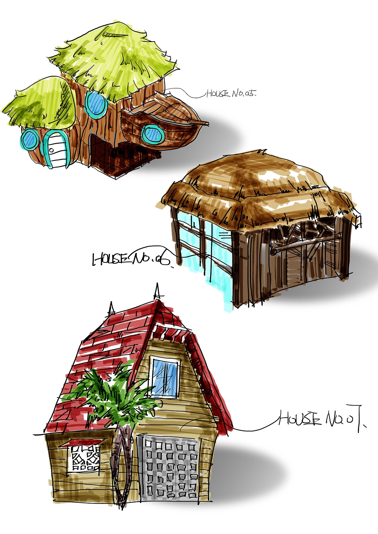 宜兴“心素谷”规划设计——草图