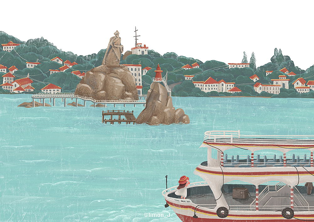 周绘。一个人旅行厦门篇（图ZMTA0NTUyMjY0） - 创作习作 - 站酷设计师杜_鹃原创素材 - 站酷ZCOOL