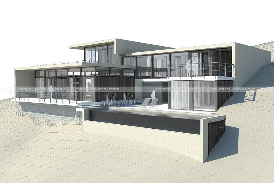 集装箱家庭式住宅/集装箱独栋民宿设计方案_上海集装客（图ZMTk3ODYzMzg4） - 建筑设计 - 站酷设计师集装客原创素材 - 站酷ZCOOL