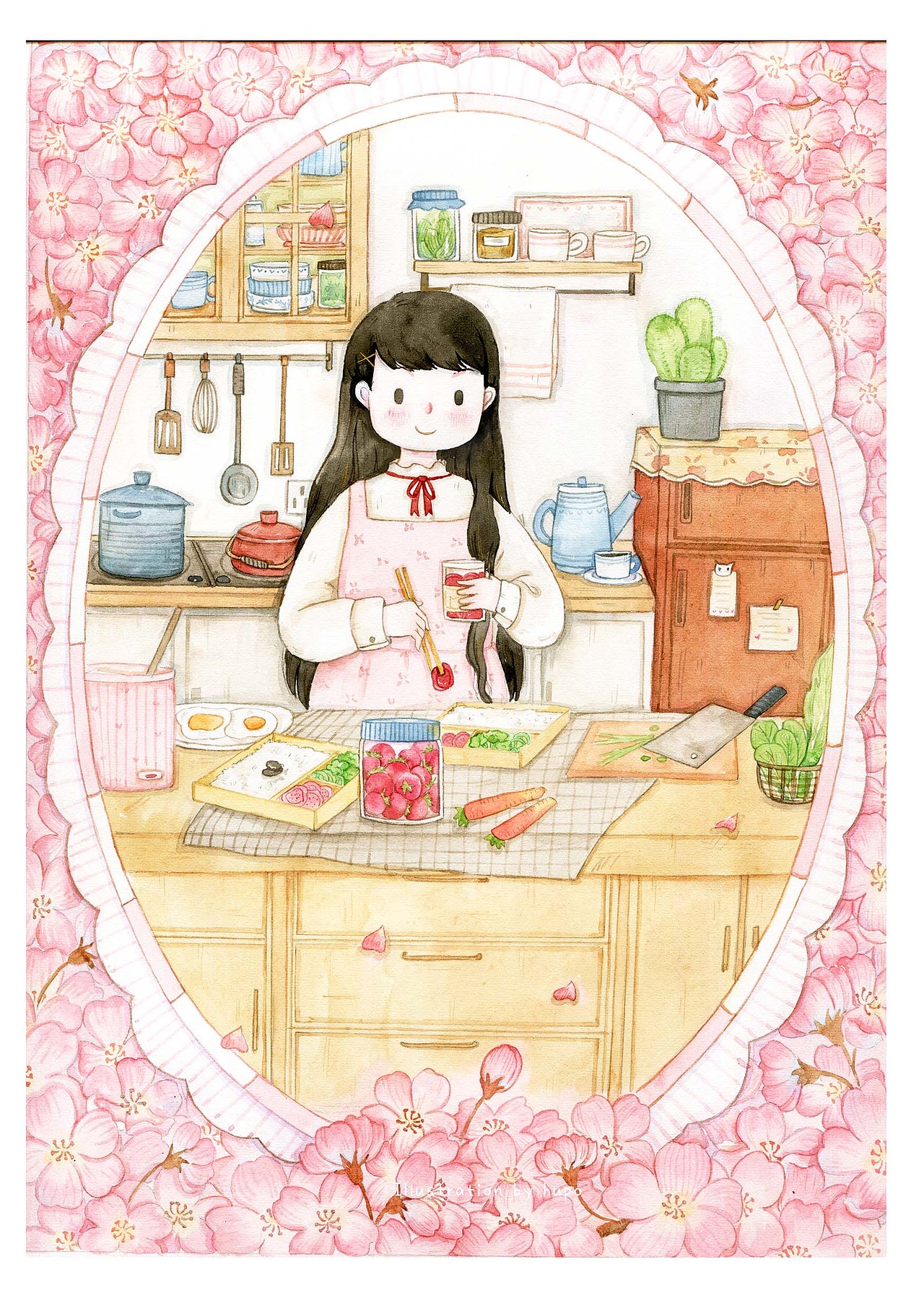 杂志内插（图ZMTE0MTAxNDUy） - 儿童插画 - 站酷设计师琥珀Seven原创素材 - 站酷ZCOOL