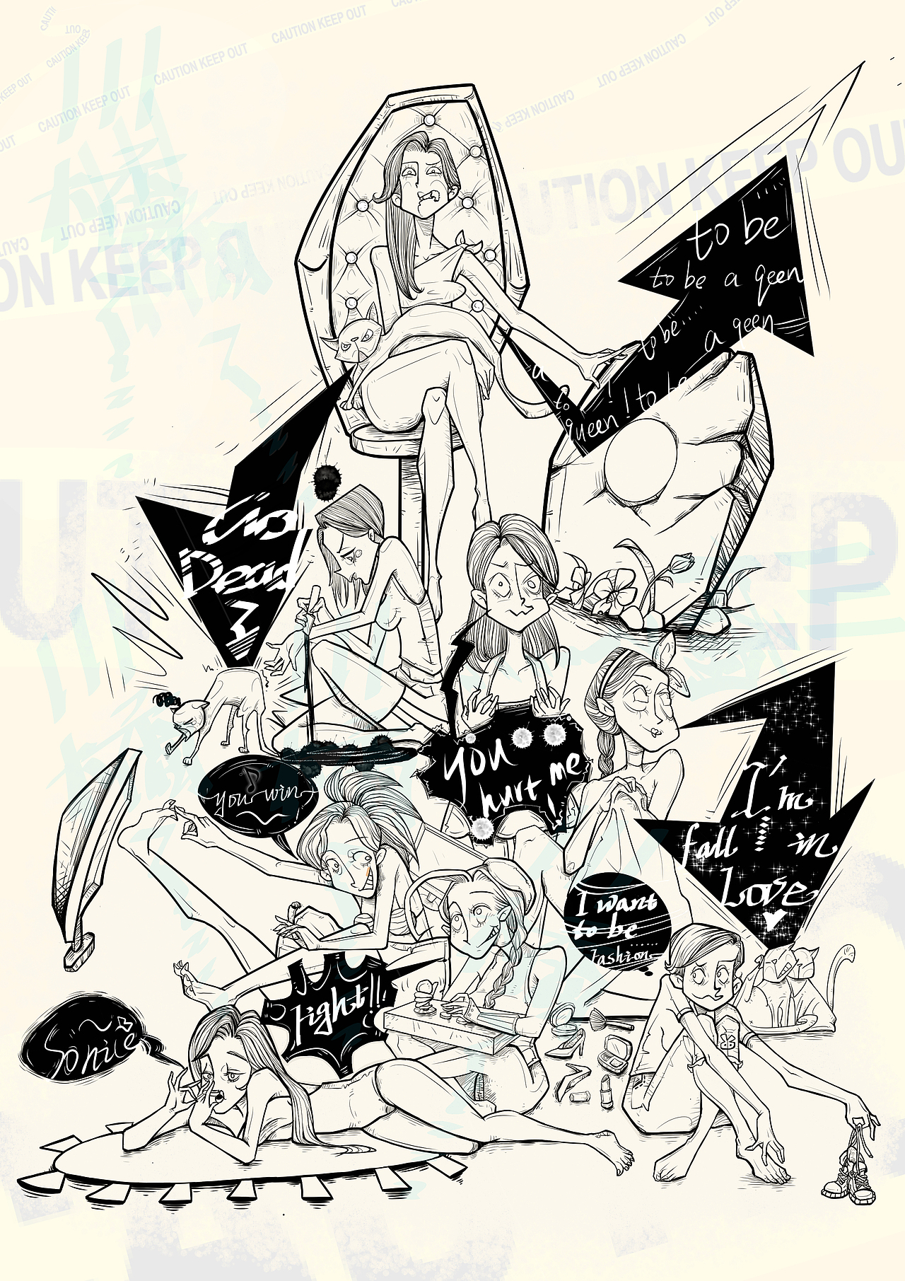 #WOW 原创美式风格漫画（图ZMTQ3NDUwNzc2） - 商业插画 - 站酷设计师三只橘猫原创素材 - 站酷ZCOOL