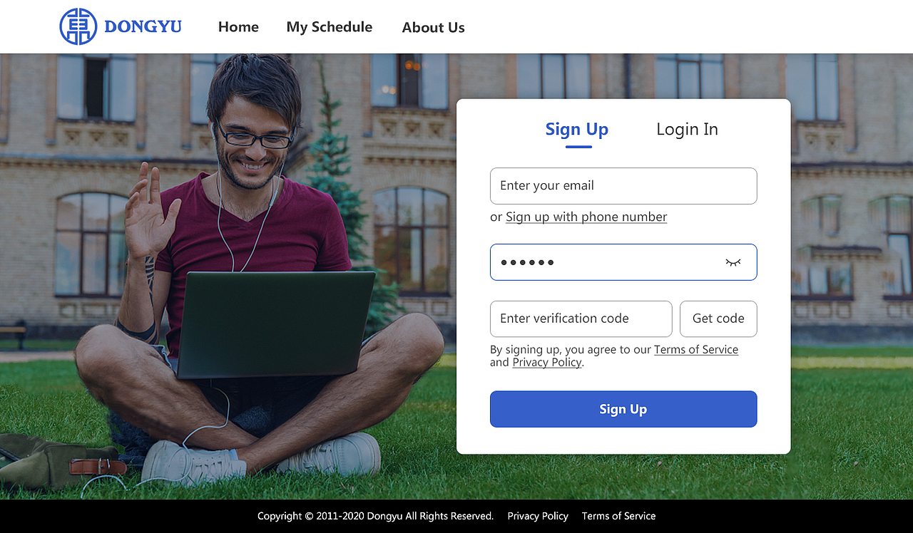 线上网页设计项目--dongyu（图ZMjQ3NTU1MDEy） - 企业官网 - 站酷设计师小温睡着了原创素材 - 站酷ZCOOL