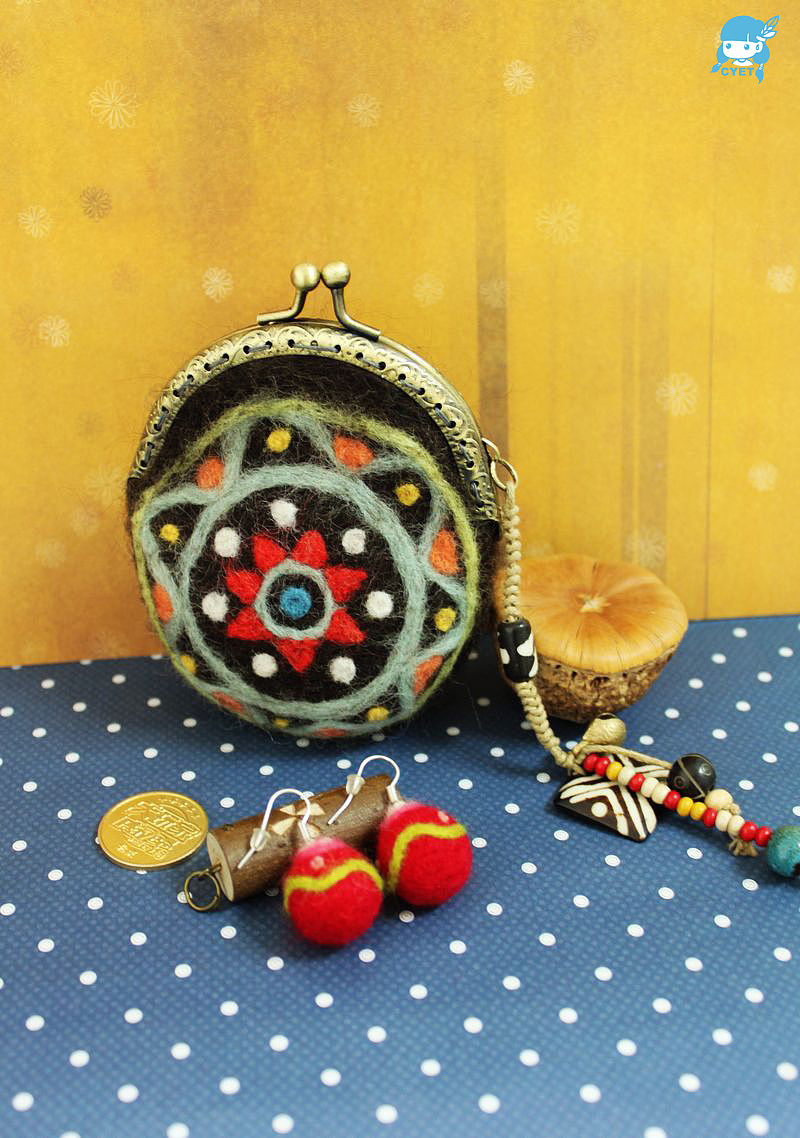 CYET的戳戳乐羊毛毡口金包（图ZNDc3MDczNg==） - 工艺品设计 - 站酷设计师自由的猞猁原创素材 - 站酷ZCOOL