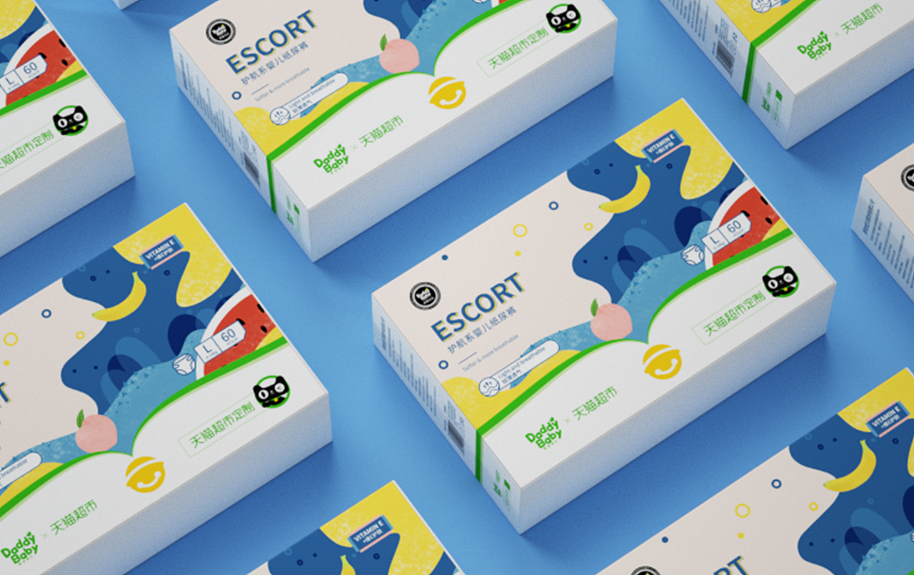 護航嬰兒紙尿褲、成長褲包裝設(shè)計（圖ZMjQ2MTg4MjAw） - 包裝 - 站酷設(shè)計師微斯敏原創(chuàng)素材 - 站酷ZCOOL