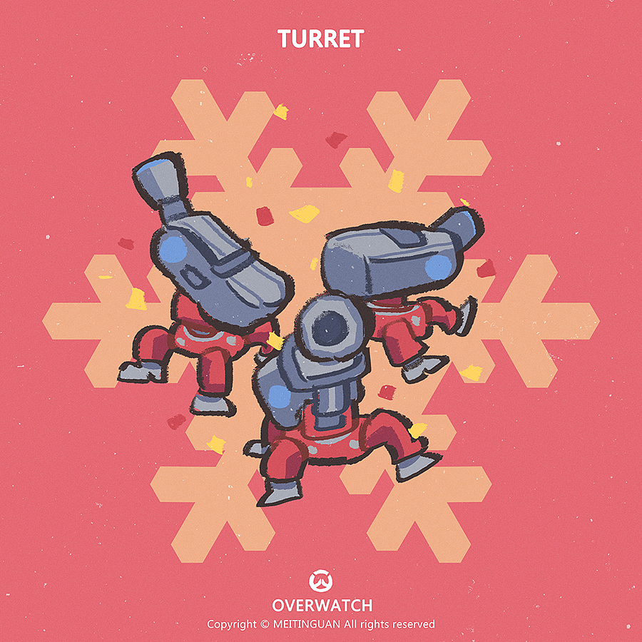 守望先锋雪国仙境Q版头像